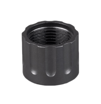 SilencerCo AC6 Delta Thread Protector Stainless Steel Black Oxide 1/2"-28 tpi