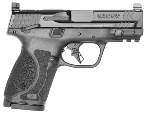 Smith & Wesson 13570 M&P M2.0 Compact 9mm Luger 15+1 3.60" Black Armornite Stainless Steel Barrel & Optic Cut/Serrated Stainless Steel Slide Matte Black Polymer Frame w/Picatinny Rail