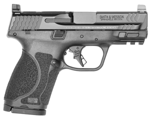 Smith & Wesson 13571 M&P M2.0  Compact 9mm Luger 15+1  3.60" Black Armornite Stainless Steel Barrel & Optic Cut/Serrated Slide  Matte Black Polymer Frame w/Picatinny Rail