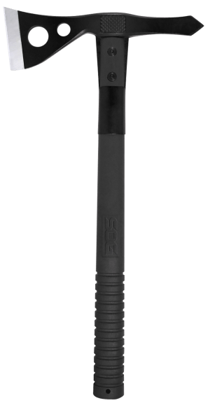 S.O.G SOGF01TNCP Tactical 2.75 Blade 420HC SS Blade Black Side Hammer Checkering GRN Handle 15.75" Long Tomahawk"