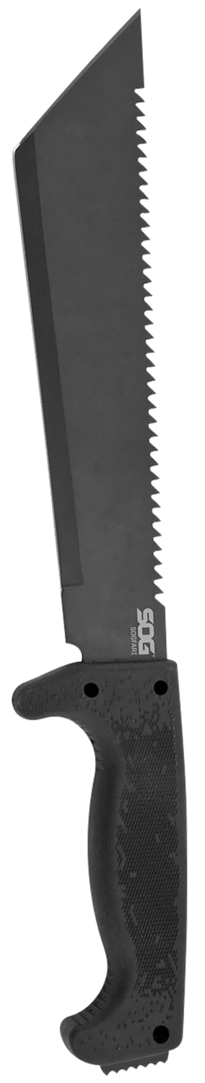 S.O.G SOGMC04N SOGfari  10" Black Hardcased 3Cr13MoV SS Blade Black Kraton Handle 16" Long Includes Sheath