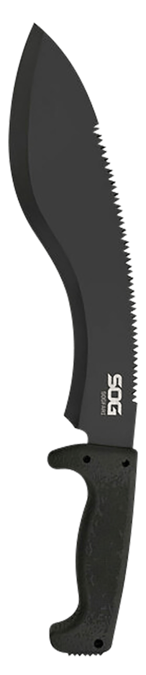 S.O.G SOGMC11N SOGfari  12" Black Hardcased 3Cr13MoV SS Blade Black Kraton Handle 18" Long Includes Sheath