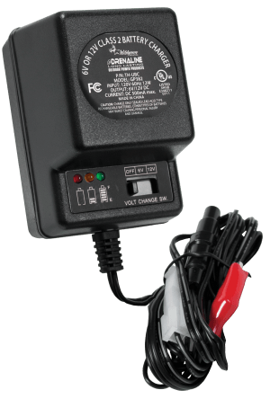 Wildgame Innovations WGIWGIBC0005 Battery Charger  Black 6 Volt-12 Volt
