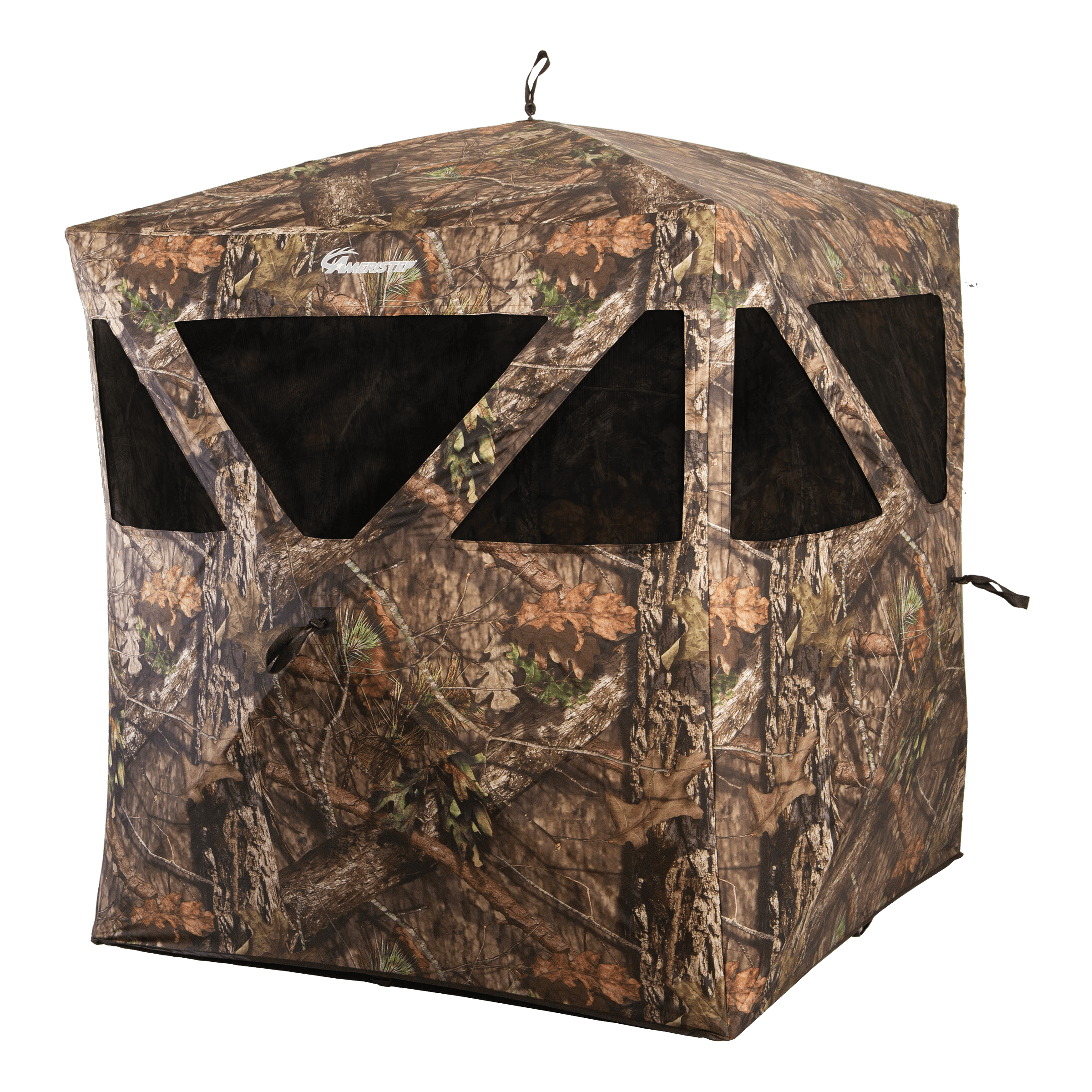 Ameristep AMSAMEBL3031 Care Taker Run & Gun Hub-Style Mossy Oak Break-Up Country 300 Durashell Plus 65" H x 49.50" L