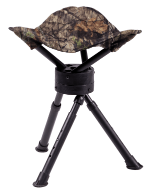 Ameristep AMSAMEFT1011 Tripod Stool 360 Degree Swivel Mossy Oak Break-Up Country Heavy Duty Fabric/Steel
