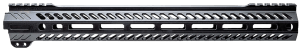 Angstadt Arms AA015HGMLT Ultra Light Handguard made of Aluminum with Black Anodized Finish M-LOK Style Picatinny Rail & 15" OAL for AR-15 Includes Hardware