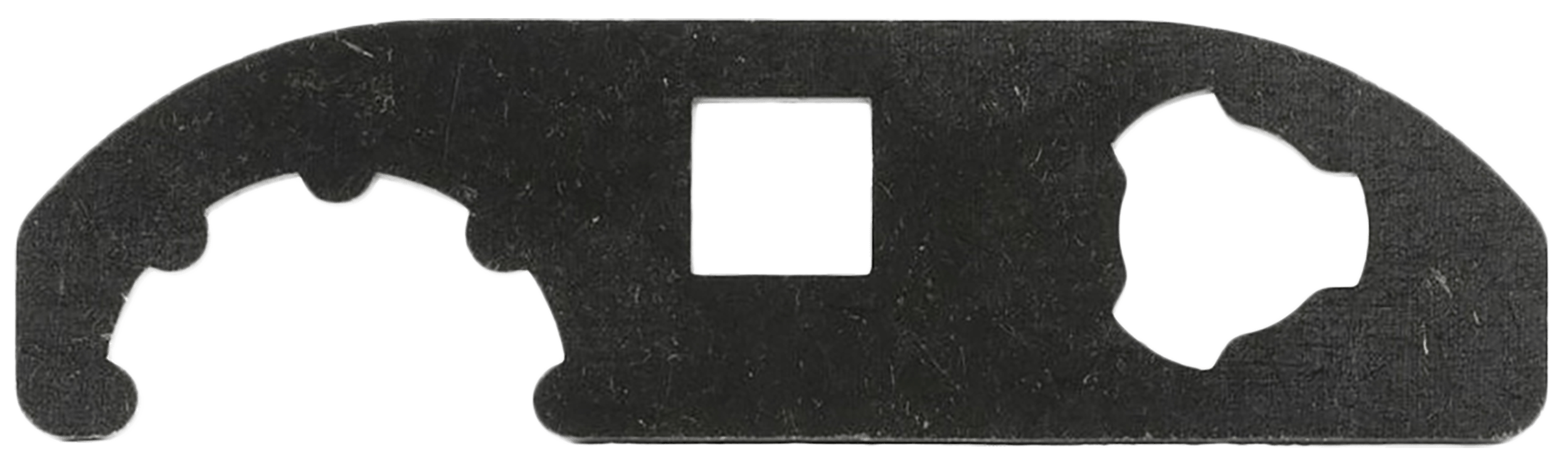 Angstadt Arms AA093LBCWR 3 Lug Wrench made of Steel with Black Nitride Finish & 1/2" Opening for Angstadt Arms QD Blast Shield