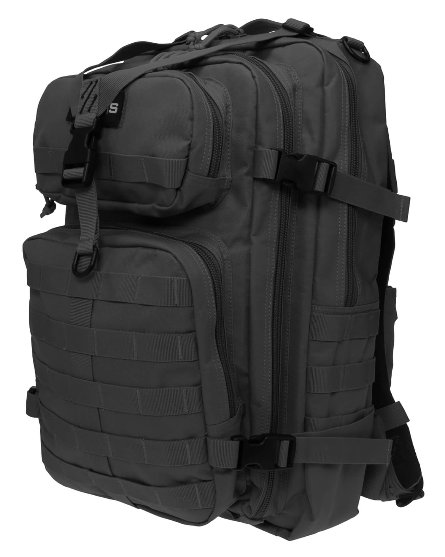 GPS Bags T1712BPB Tactical Bugout Black Polyester w/ 15" Laptop Sleeve & Retention System for 2 Pistols & Magazines - Image 2