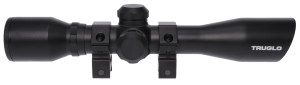 TruGlo TGTG8504B3 Crossbow Scope Compact Matte Black Anodized BDC/Rangefinder 4x32mm