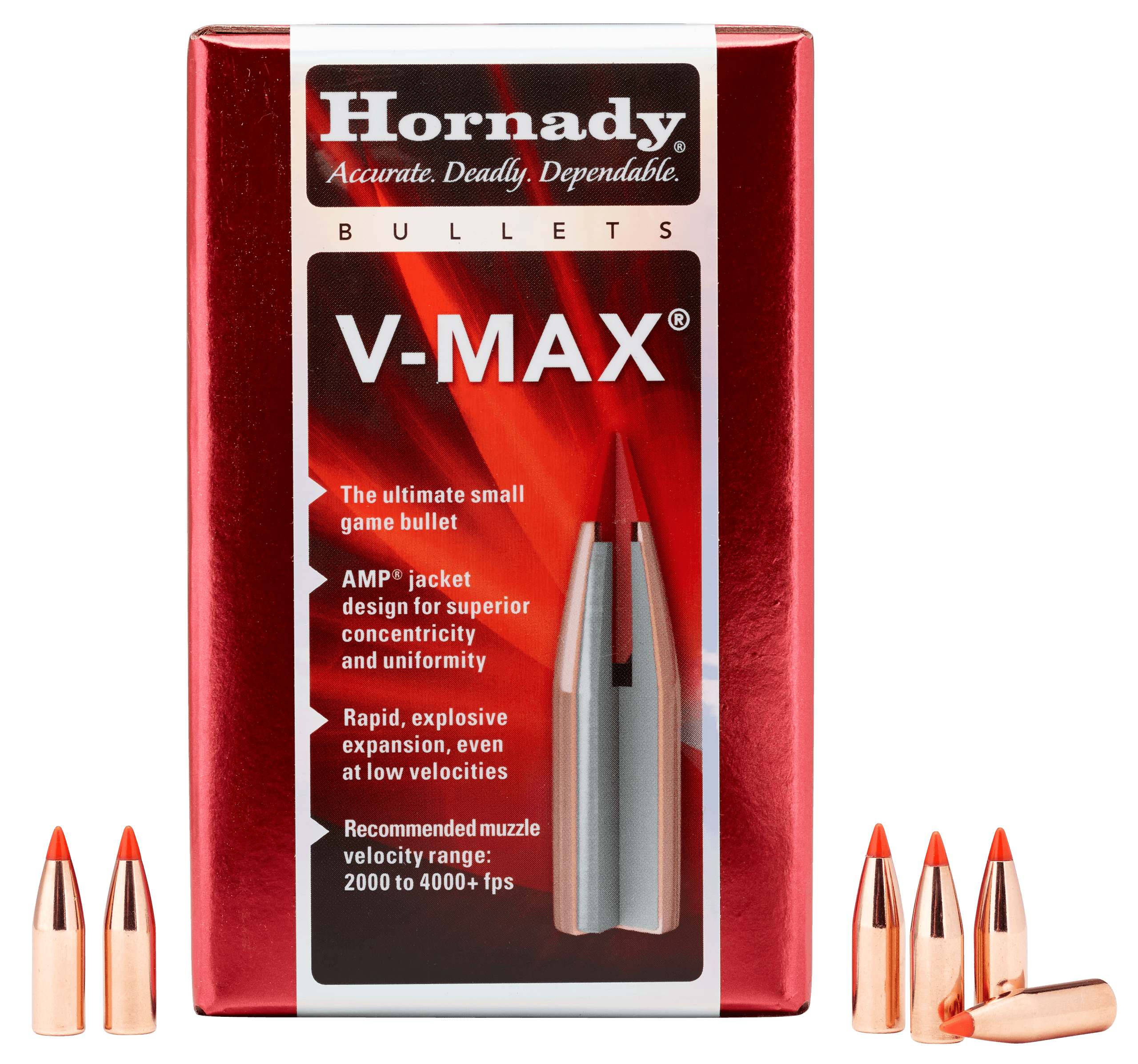 Hornady 22415 V-Max 6mm .243 65 gr V Max 100rd Box