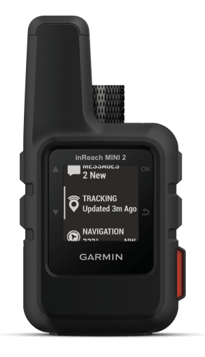 Garmin 0100260201 inReach Mini 2 Satcom Communication/SOS/Maps Black Internal Rechargeable Lithium Battery Bluetooth/ANT+ GPS Yes