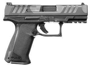 Walther Arms 2842734 PDP F-Series 9mm Luger 15+1 4" Black Steel Barrel Black Optic Ready/Serrated Slide Black Polymer Frame w/Picatinny Rail Black Performance Duty Texture Grips Ambidextrous