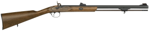 Traditions R3300801 Deerhunter 50 Cal Percussion 24" Blued Barrel Hardwood Stock