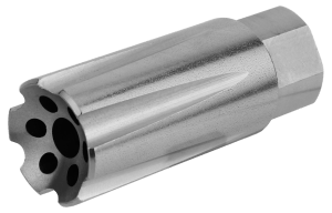 TacFire  Linear Compensator  Stainless Steel with 5/8-24 tpi Threads 2.26" OAL .875" Diameter for 308 Win"
