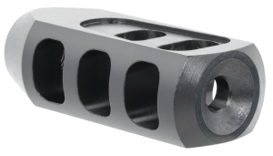 TacFire Tanker Muzzle Brake Black Oxide Steel with 1/2-28 tpi Threads 2.76" OAL 1.37" Diameter for 5.56x45mm NATO"