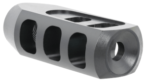 TacFire Tanker Muzzle Brake Black Oxide Steel with 5/8-24 tpi Threads 2.76" OAL 1.37" Diameter for 308 Win"