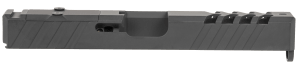 TacFire Replacement Slide 40 S&W Graphite Black Cerakote Stainless Steel with Optics Cut & Slide Ports for Glock 22 Gen3