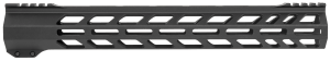 TacFire A.C.E. High Profile M-Lok Handguard 15" Black Hardcoat Anodized Aluminum for 308 Win AR-10