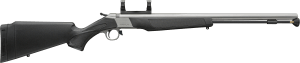 CVA PR2117SM Wolf V2 50 Cal 209 Primer 24" Matte Stainless Steel Barrel  DuraSight Rail Receiver  Black Fixed Synthetic Stock