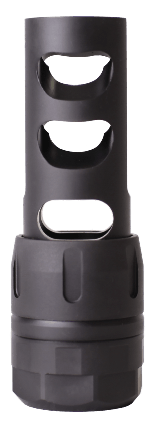 Nosler 97230 Muzzle Brake Muzzle Brake Black 5/8" 24 tpi Threads for 338 Cal