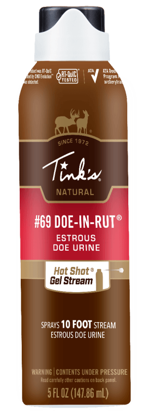 Tinks W6260 #69 Hot Shot Deer Attractant Doe In Estrus Scent Gel 5 oz Gel Stream