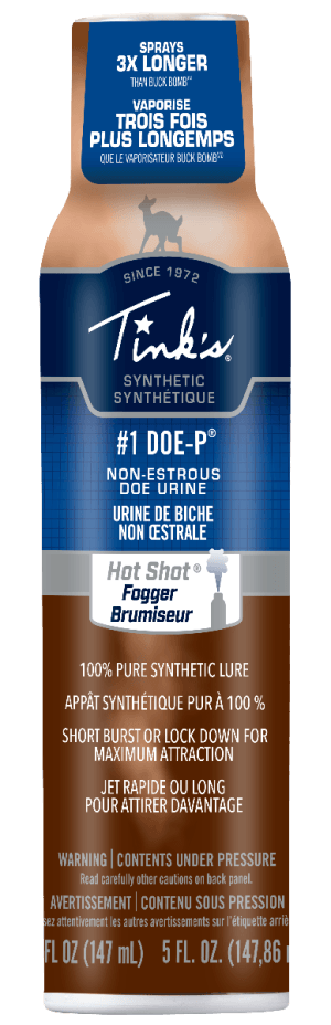 Tinks W5272BL #1 Doe-P Synthetic Deer Attractant Doe Urine Scent 5 oz Aerosol