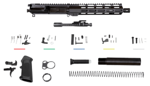 Aim Sports AR5CUB9 Complete Build Kit  5.56x45mm NATO 10.50" Black Nitride Barrel 7075-T6 Aluminum Black Anodized Receiver 10" M-LOK Handguard for AR-15