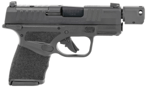 Springfield Armory HC9389BTOSPMSLC Hellcat RDP Micro-Compact Frame 9mm Luger 10+1 3.80" Black Melonite Threaded w/Compensator Barrel  Black Melonite Optic Ready/Serrated Steel Slide  Black Polymer Frame w/Picatinny Rail  Adaptive Texture Grip