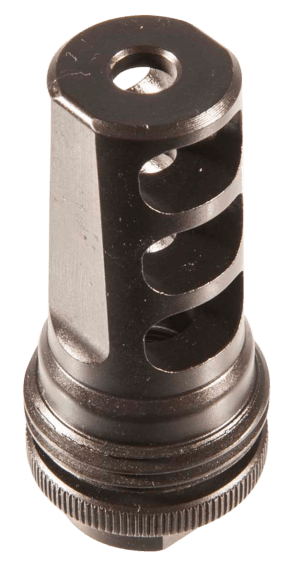 SilencerCo AC142 ASR Muzzle Brake Black Steel with 1/2"-28 tpi Threads for 5.56x45mm NATO