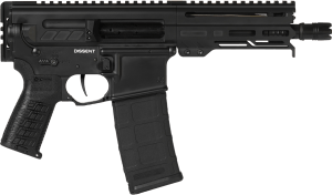 CMMG 30A0E33AB Dissent  300 Blackout 30+1 6.50"  Black Cerakote Rec  OEM Grip  Picatinny Buffer Adapter  Zeroed Drop-In Single Stage Trigger