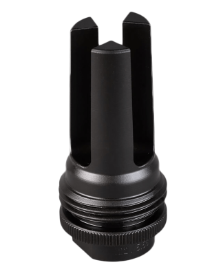 SilencerCo AC590 ASR Flash Hider Black Steel with 5/8"-24 tpi Threads for 30 Cal