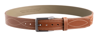 Magpul MAG127623044 Tejas EL Pistolero Light Brown Bull Hide 44" 1.50" Wide Buckle Closure