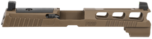 Sig Sauer 8900953 P320  Sig P320 9mm Luger PVD Coyote Brown Stainless Steel Optic Ready Slide XRAY3 Suppressor Sights Compatible With ROMEO1 & ROMEO Pro