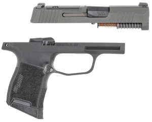 Sig Sauer 8900719 P365 Caliber Exchange Kit 380 ACP 3.10" 10+1 Black Nitride Slide Black Polymer Frame SigLite Night Sights for All Sig P365 Models