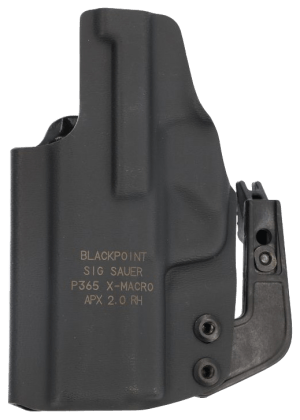 Sig Sauer 8901258 Tactical  IWB Black Fits Sig P365-XMACRO Belt Clip Right Hand
