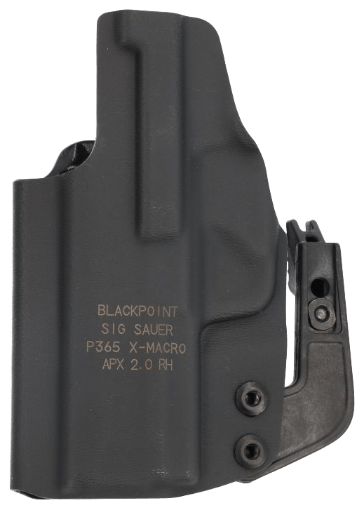 Sig Sauer 8901258 Tactical IWB Black Fits Sig P365-XMACRO Belt Clip Right Hand