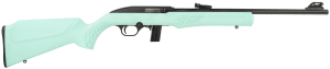 Rossi RS22L1811TL RS22 Full Size 22 LR 10+1 18" Matte Black Steel Barrel Matte Black Grooved Aluminum Receiver Teal Synthetic Fixed Stock