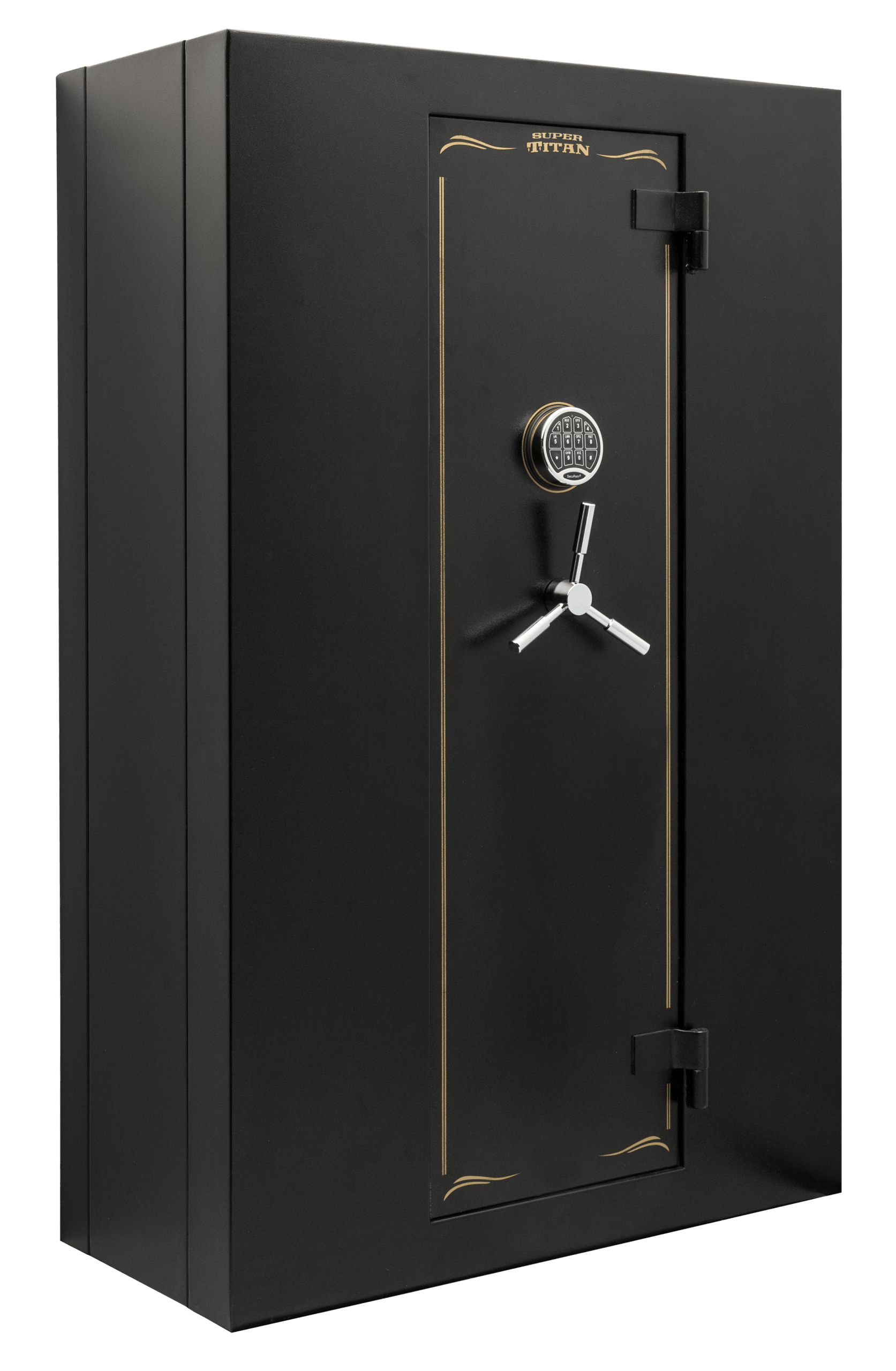 SnapSafe 75011 Modular Safe Super Titan Access Code/Key Entry Black 9 Gauge Steel Holds 24+ Long Guns