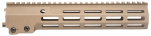 Geissele Automatics 051073S Super Modular Rail MK16 10.50" M-LOK  Desert Dirt Aluminum for AR Platform  Barrel Nut Included