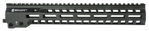 Geissele Automatics 05573B Super Modular Rail MK14 13.50" M-LOK Black Aluminum for AR Platform Barrel Nut Included