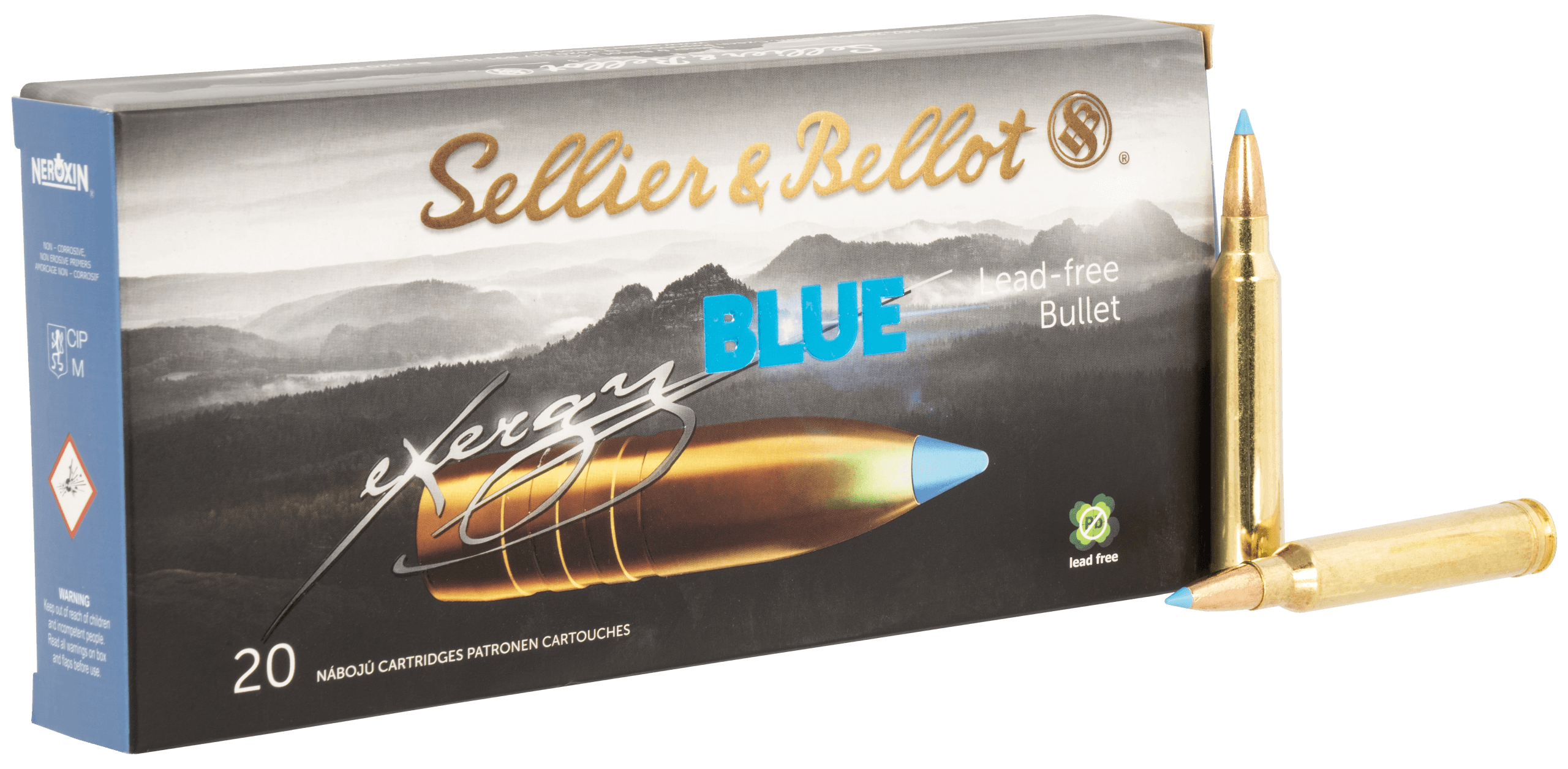 Sellier & Bellot SB300XA eXergy 300 Win Mag 180 gr TAC EX Blue 20rd Box/ 10 Cs