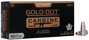 Speer 59GDC1 Gold Dot 9mm Luger 135 gr Hollow Point 50rd Box