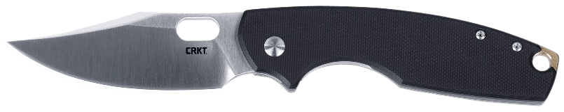 CRKT 5321 Pilar IV 3.09" Folding Plain Satin D2 Steel Blade/Black/SS G10/SS Handle Includes Pocket Clip