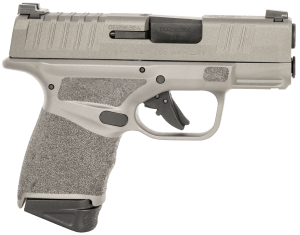 Springfield Armory HC9319Y Hellcat  GunStuff Exclusive 9mm Luger 13+1/11+1 3" Black Melonite Steel Barrel  Tungsten Gray Cerakote Serrated Steel Slide & Polymer Frame w/Picatinny Rail  Adaptive Texture Grip