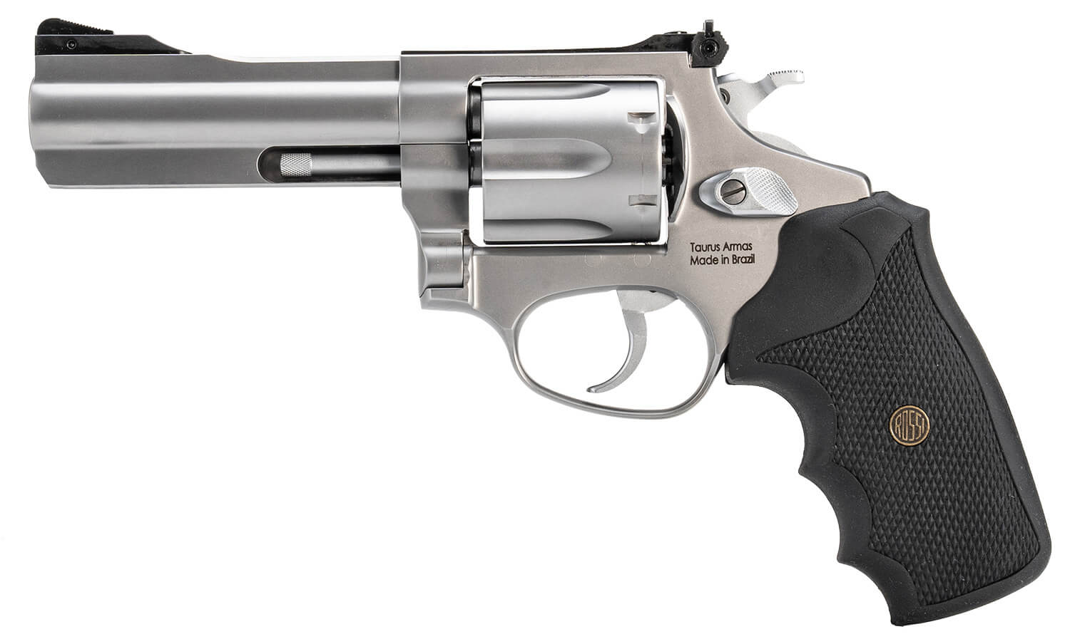 Rossi 2RM649 RM64 357 Mag 6 Shot 4" Matte Stainless Steel Barrel Cylinder & Frame Textured Black Rubber Grip - Image 2
