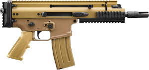 FN 38101245 SCAR 15P 5.56x45mm 10+1 7.50" Black Anodized Chrome Lined Steel Barrel Flat Dark Earth Anodized Aluminum Picatinny Rail Receiver FDE Polymer Grip Ambidextrous