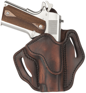 1791 Gunleather ORBH1SVTGR BH1 Optic Ready OWB Vintage Leather Belt Slide Fits 4-5" 1911 Right Hand