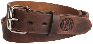 1791 Gunleather BLT014246VTGA 01 Gun Belt Vintage Leather 42/46 1.50" Wide Buckle Closure