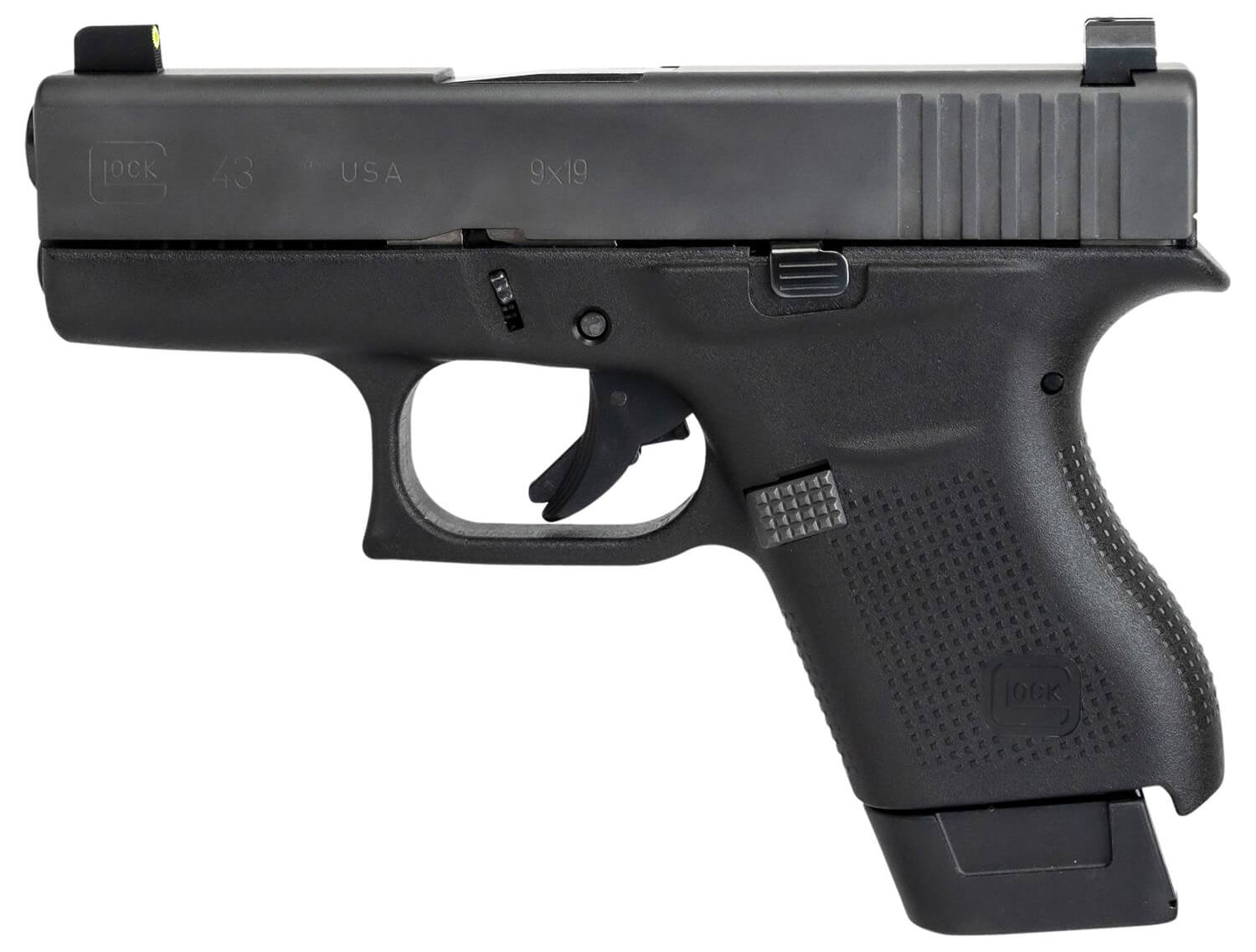 Shield Arms G43EMRBLK Magazine Release Compatible w/ Shield Arms Z9/ Glock 43 Anodized Black Aluminum - Image 3