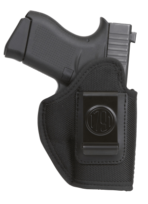 1791 Gunleather PNIWB3BLKR Premium Nylon  IWB Size 03 Black Ballistic Nylon Belt Clip Right Hand
